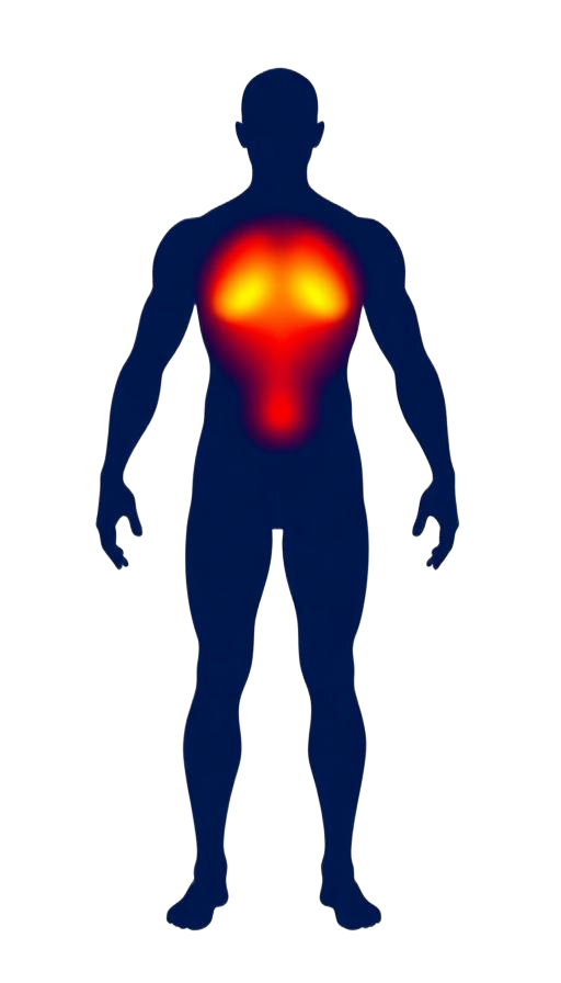 Bodymap van Boosheid